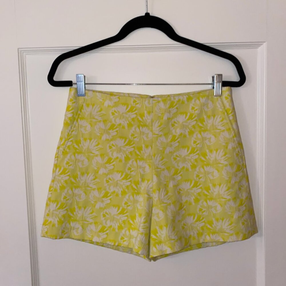Draper James Yellow Floral Shorts 2